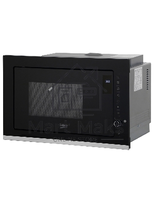 Микроволновая печь встраиваемая Beko BMGB 25333 X черный, 25 л, 900 Вт, переключатели - поворотный механизм/сенсор