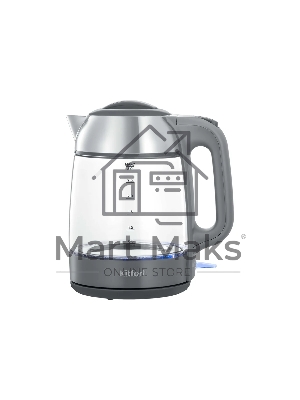 Чайник электрический Kitfort КТ-6762 3л. 2000Вт серый/серебристый корпус: стекло/металл/пластик