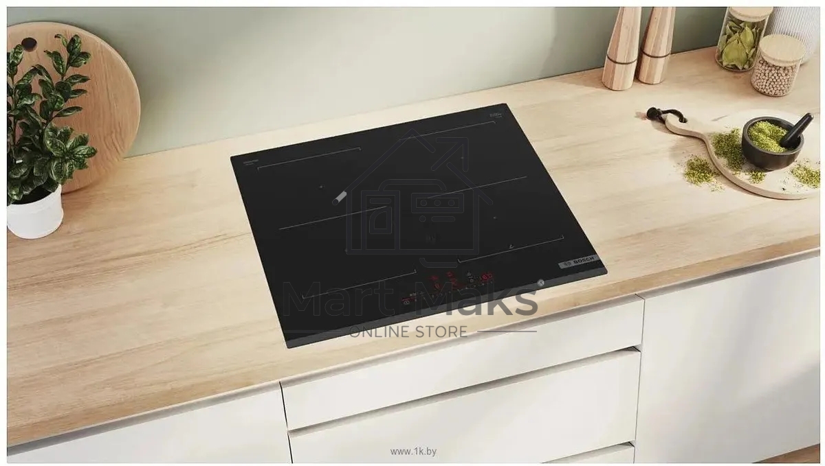 Индукционная варочная поверхность Bosch PVQ631HC1E черный