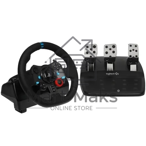 Руль LOGITECH G29 игровой (USB, для PS и PC, педали, виброотдача, 941-000113/941-000112/941-000142)