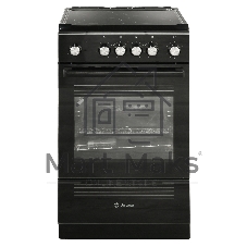 Плита электрическая De Luxe 506004.13ЭС-001 черный, конфорок 4 шт, духовка 60 л, 50 см x 87 см x 60 см