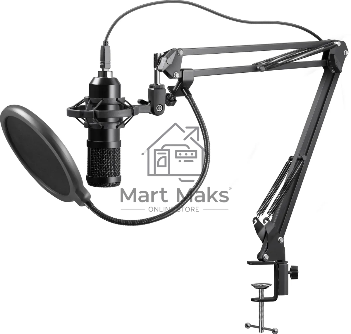 Микрофон DEFENDER (64645) Space GMC 450 USB, стойка, провод 1.5 м