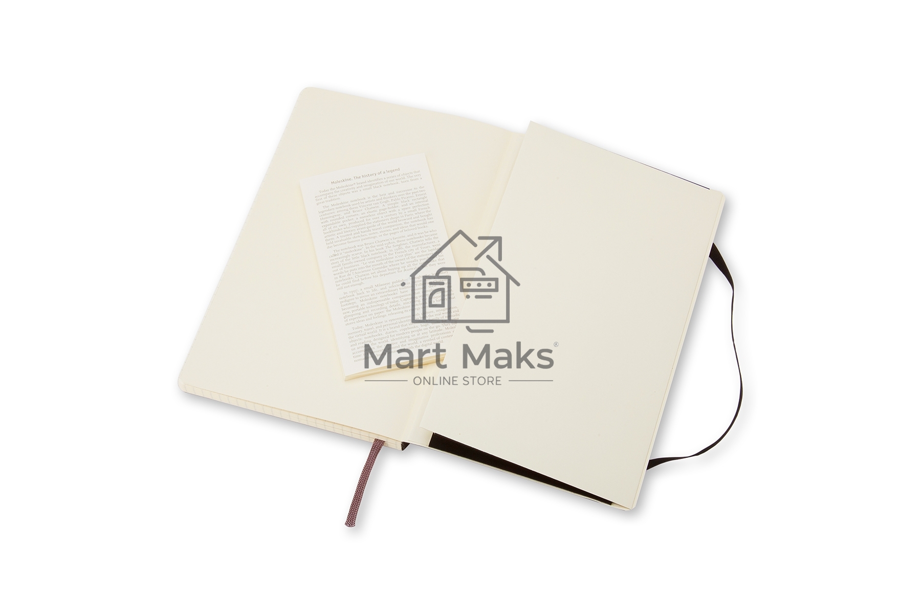 Блокнот Moleskine CLASSIC SOFT QP617 Large 130х210мм, 192 страниц, клетка, мягкая обложка, черный