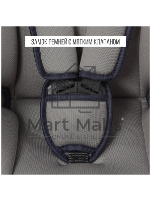 Автокресло ZLATEK KRES4039 Колибри Lux гр.0+, св.серый