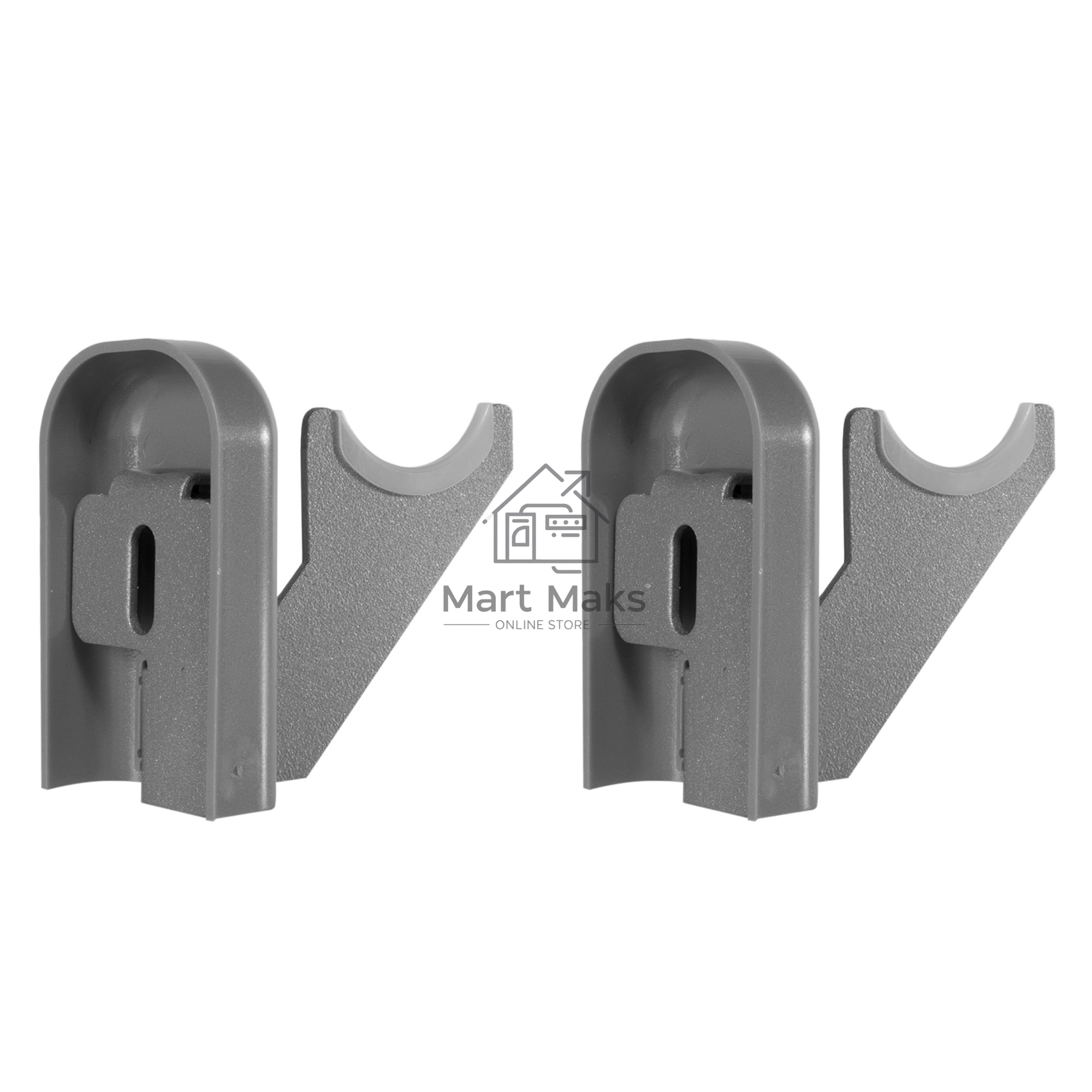 Комплект настенных регулируемых кронштейнов Royal Thermo Design 80, серебристые