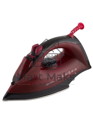 Утюг Матрена MA-047 вишневый (2200 Вт, пар, спрей, пар.удар, самооч., стальная подошва)