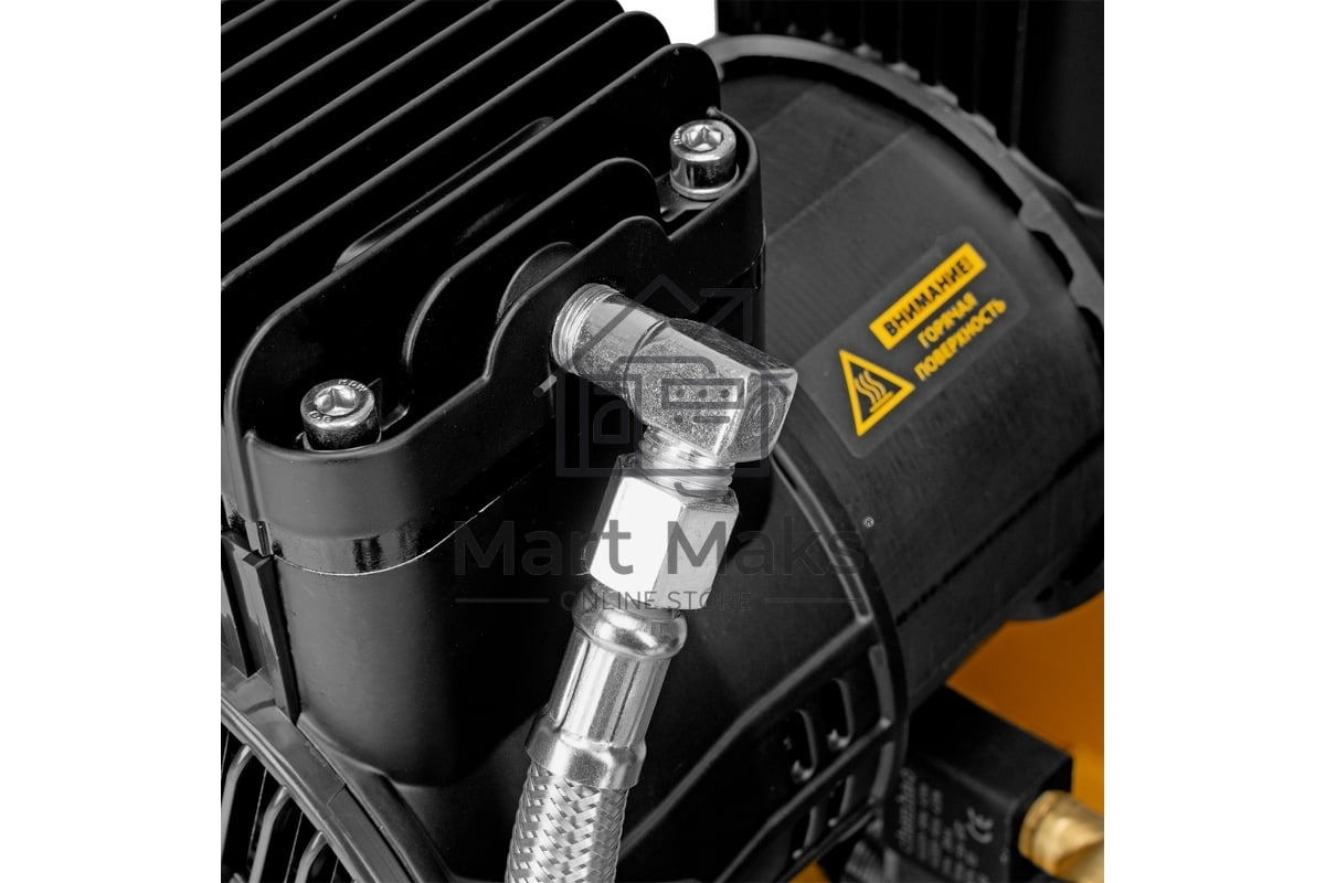 Компрессор безмасл. малошумн. Denzel DLP-4500/150, 4,5 кВт, 3х1,5 кВт,150 л, 2850 об/мин,750 л/мин