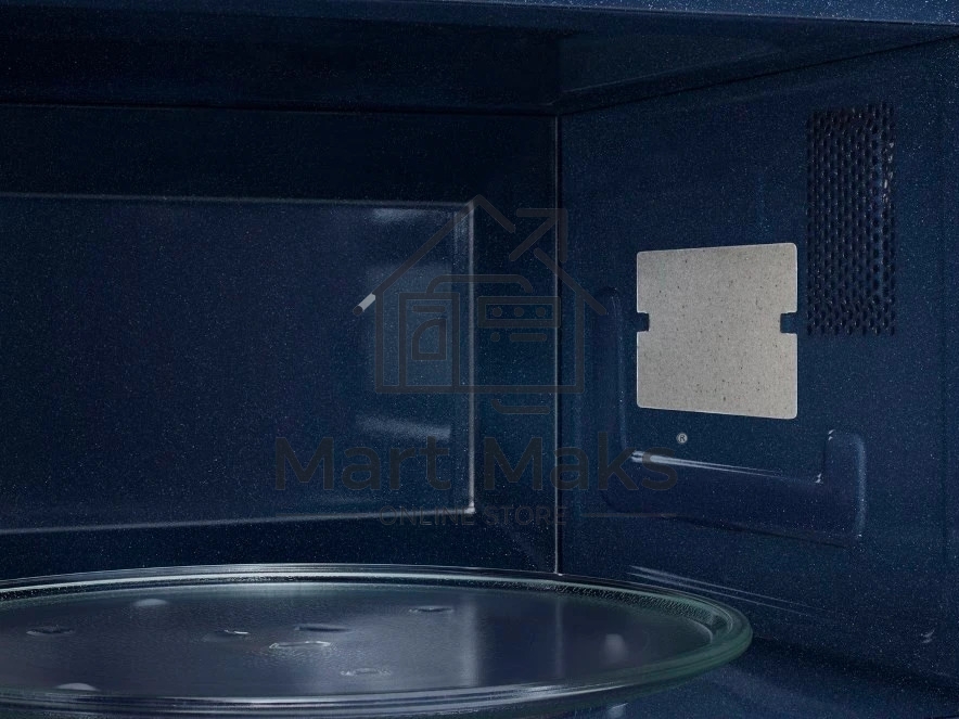 Микроволновая печь Samsung MS23T5018AN/BW голубой, 23 л, 800 Вт, переключатели - сенсор