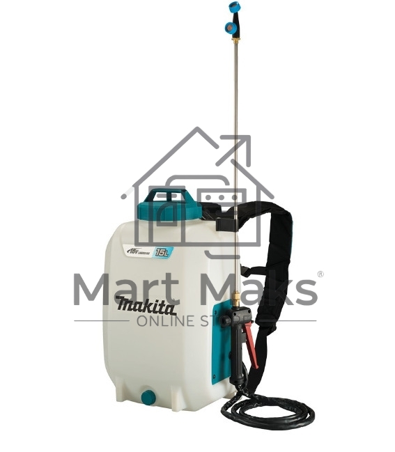 Опрыскиватель Makita DUS158Z ранц. 15л бирюзовый/белый