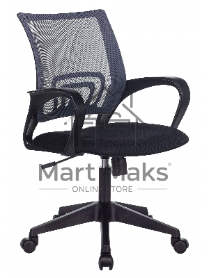 Кресло компьютерное Бюрократ CH-695N/DG/TW-11 спинка сетка серый TW-04, сиденье черный TW-11