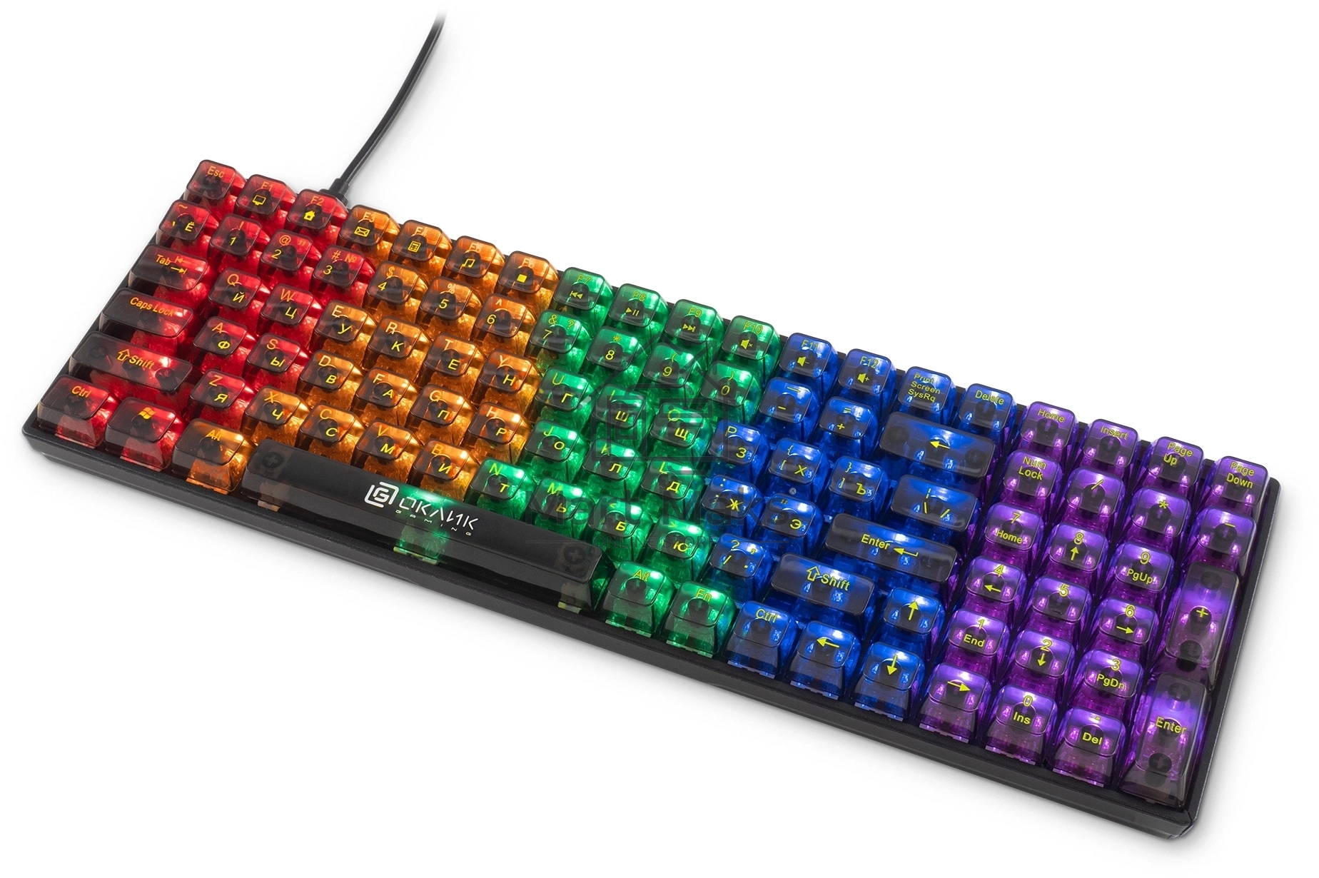 Клавиатура Oklick 915GK (1790371) проводная, USB, черный