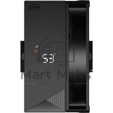 Кулер для процессора PCCooler RT400 Digital BK (230W, 4-pin PWM, LED temp., 152mm, Al/Cu, 4x6mm, 1x120мм, 73.32CFM, 34.9dBA, 2200RPM, S: 1851/1700/1200/115X, AM5/AM4, черный)