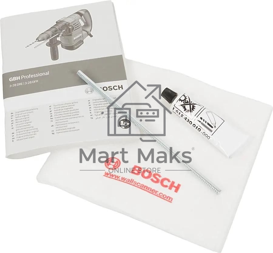Перфоратор Bosch GBH 3-28 DRE Professional патрон:SDS-plus уд.:3.1Дж 800Вт (кейс в комплекте)