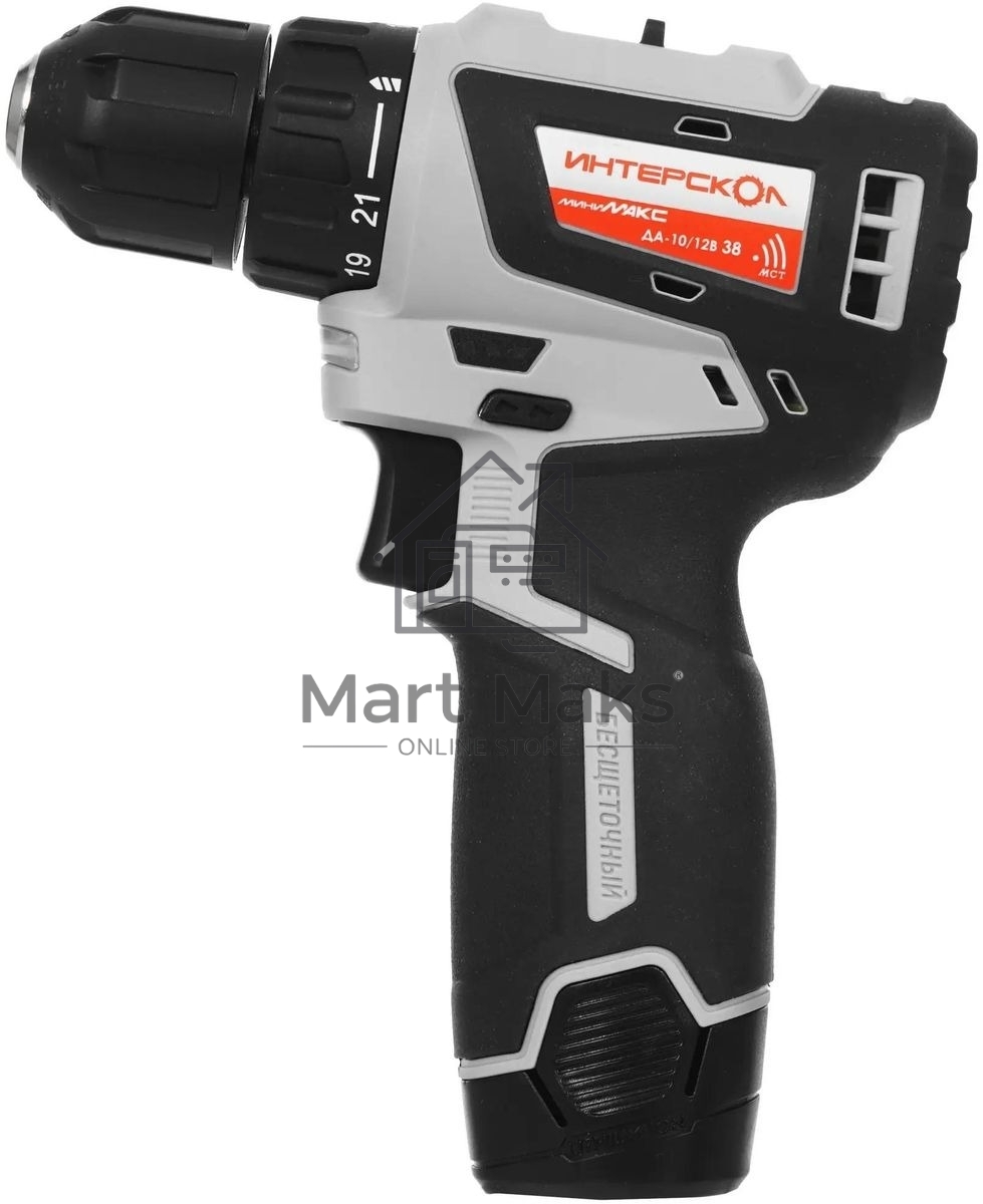 Отвертка аккумуляторная DA-10/12VK 757.2.2.43 ИНТЕРСКОЛ