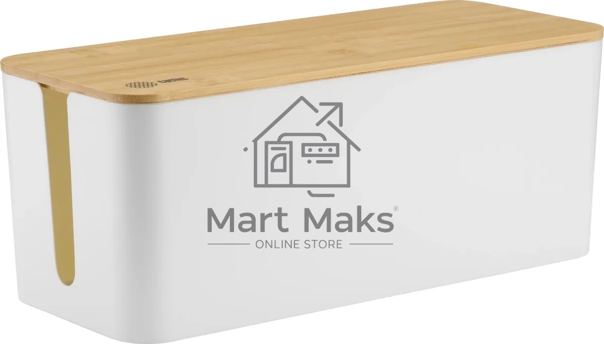 Органайзер Cactus CS-BOX-WH белый/бамбук