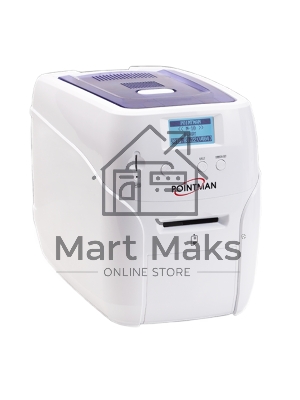 Принтер пластиковых карт Poscenter Pointman Nuvia N10 300 dpi, до 600 карт/ час, USB, Ethernet, белый