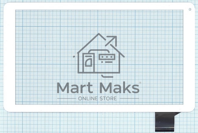 Сенсорное стекло (тачскрин) C145255A1-DRFPC307T-V2.0, белое