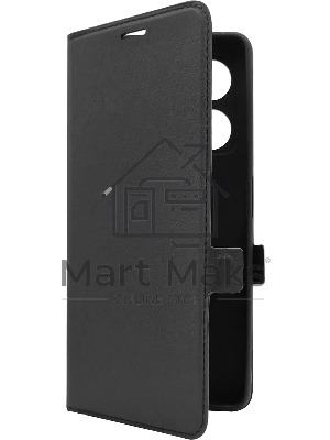 Чехол (флип-кейс) BoraSCO для Xiaomi Redmi Note 12 Pro+ 71757 черный