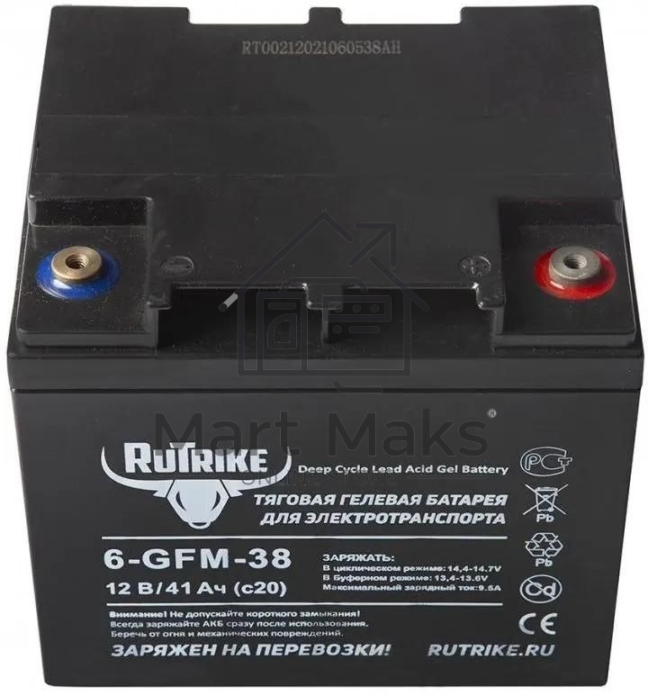 Батарея для ИБП Rutrike 6-GFM-38 12В 41Ач