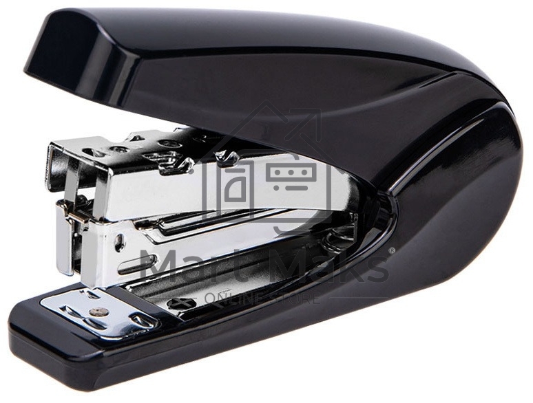Степлер Deli 0421BLACK 24/6 26/6 (30 листов) черный, 50 скоб, коробка