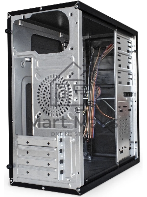 Компьютерный корпус Minitower ExeGate BA-202-UNS350 (mATX, БП UNS350 с вент. 12см, 2хUSB, аудио, черный)