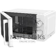 Микроволновая печь OASIS MW-70RW белый, 20 л, 700 Вт, переключатели — поворотный механизм