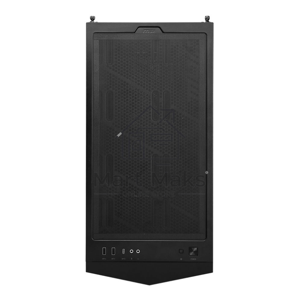 Компьютерный корпус MSI MPG GUNGNIR 300P AIRFLOW Midi Tower, EATX, 2xUSB 3.2 Gen 1, 1xUSB 3.2 Gen2 Type-C, 4x120mm PWM black Fan, 1x80mm Fan, 2x 6015 Fan, MPG PCI-E 4.0 X16 RISER CABLE, Tempered Glass Window