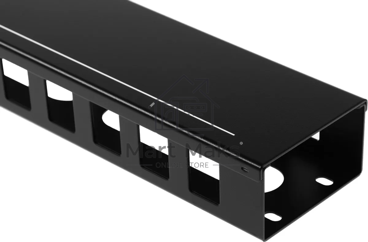 Кабельный органайзер Hyperline CM-2U-MLF-COV 2U шир.:19