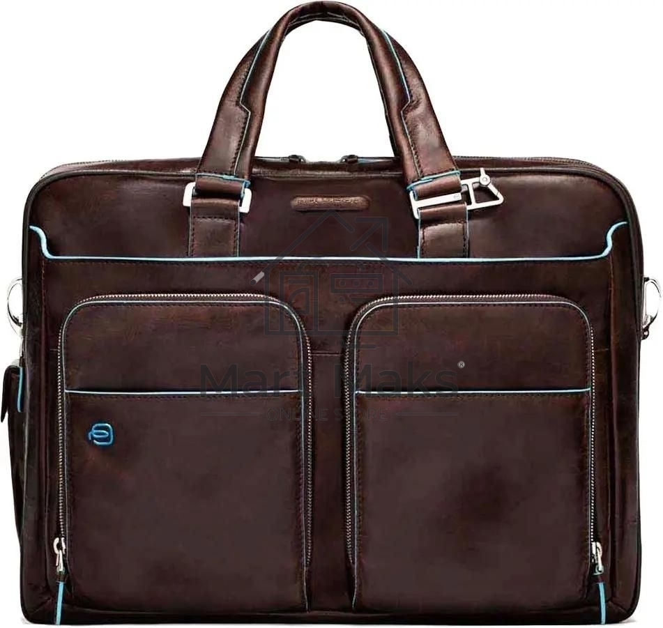 Сумка для ноутбука Piquadro Blue Square CA2765B2/MO коричневый натур.кожа