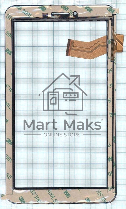 Сенсорное стекло (тачскрин) C186104C12 FPC833DR, черное