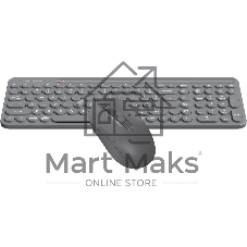 Комплект клавиатура+мышь A4Tech FStyler FG3300 Air2 беспроводной, USB, 2000 DPI, серый