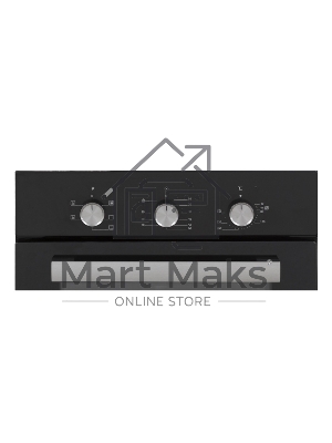 Электрический духовой шкаф Simfer B4EB16016, встраиваемый, черный