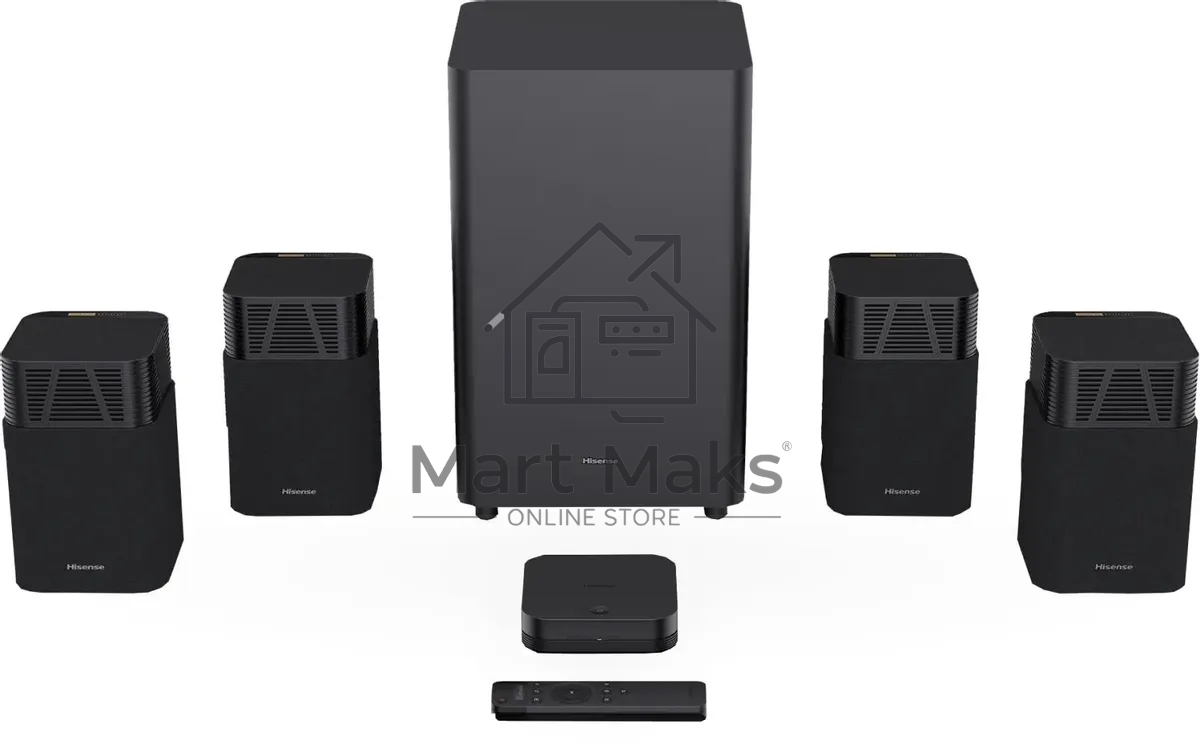 Саундбар Hisense HT SATURN 4.1.2 720Вт+240Вт черный