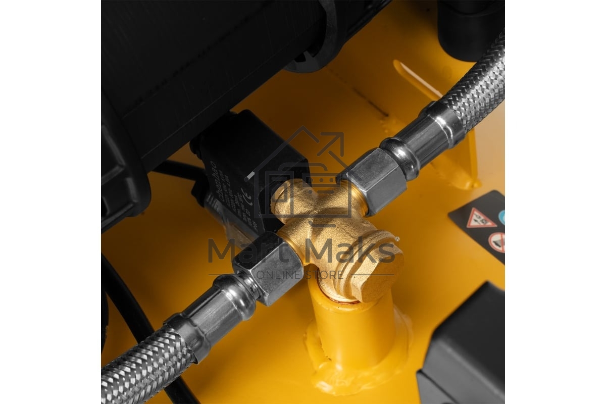 Компрессор безмасл. малошумн. Denzel DLP-4500/150, 4,5 кВт, 3х1,5 кВт,150 л, 2850 об/мин,750 л/мин