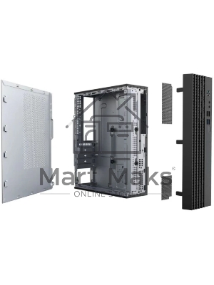 Корпус mATX Eurocase A001 черный, ABS пластик, 2*USB2.0, 2*USB3.0, HD AUDIO