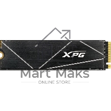 Накопитель SSD ADATA XPG GAMMIX S70 BLADE, 512Gb, PCIe 4.0 x4, M.2 2280, NVMe, R/W 7200/2600, с радиатором