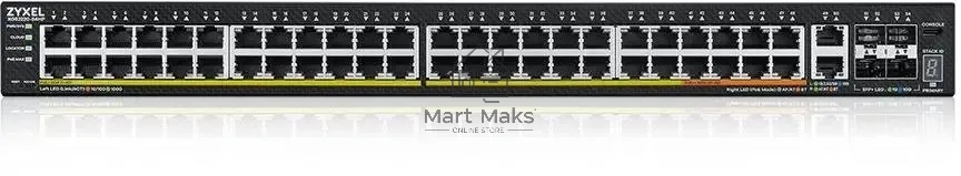 Коммутатор L3 Access Zyxel NebulaFlex Pro XGS2220-54FP, rack 19