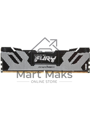 Оперативная память Kingston Fury Renegade, DDR5, 48Gb (1x48GB), 6000MHz, CL32, DIMM, с радиатором, серебристый