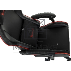 Кресло игровое A4Tech Bloody GC-780 черный, сиденье черный кожзам с подголов. крестов. металл черный, пластик черный