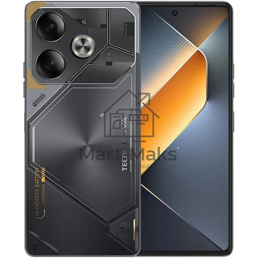 Смартфон Tecno POVA 6, 12/256Gb, серый
