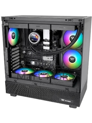 Вентилятор для корпуса Thermaltake CT120 EX Sync ARGB 120х120x25 черный 4-pin 28.5дБ (упак.:3шт) (CL-F181-PL12SW-A) Ret