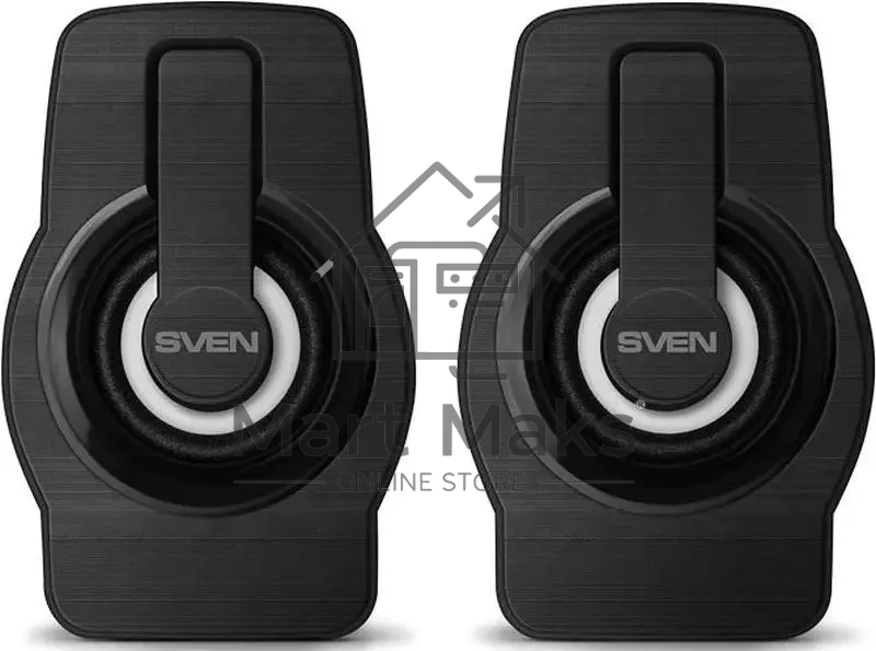 Колонки чёрные Sven 255 (2x3W, RGB подсветка, USB)