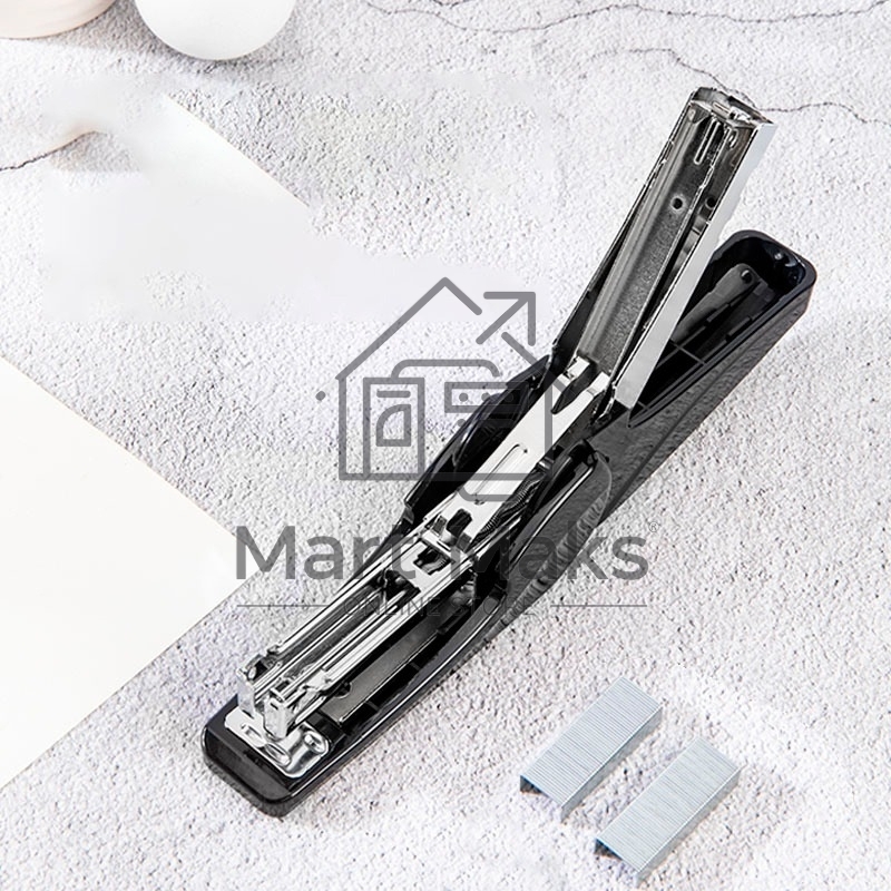 Степлер Deli 0421BLACK 24/6 26/6 (30 листов) черный, 50 скоб, коробка