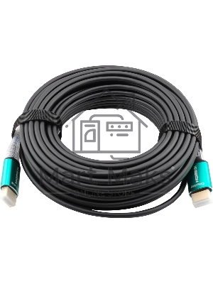 Кабель аудио-видео Cactus CS-HDMI-AOC-2.1-20 HDMI (m)/HDMI (m) 20м. позолоч.конт. черный