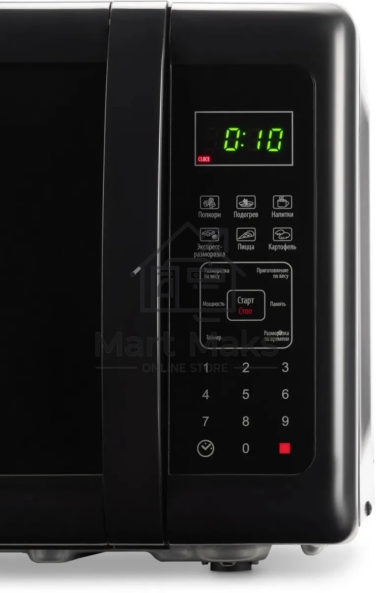 Микроволновая печь SunWind SUN-MW007 черный, 20 л, 700 Вт, переключатели - сенсор