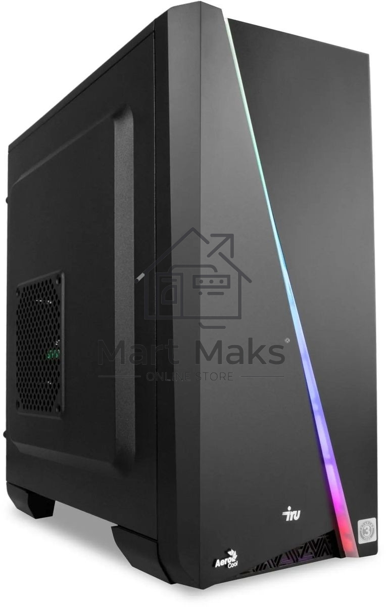 Компьютер IRU Game 310H6GE MT i5 12400F (2.5) 16Gb SSD512Gb RTX3060 12Gb Free DOS GbitEth 650W черный (2000612)