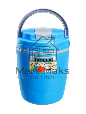 Термос Diolex DXC-1400-3-BL 1400 мл, голубой, пищевой пластик с колбой из нерж. стали Термос Diolex DXC-1400-3-BL 1400 мл, голубой, пищевой пластик с колбой из нерж. стали