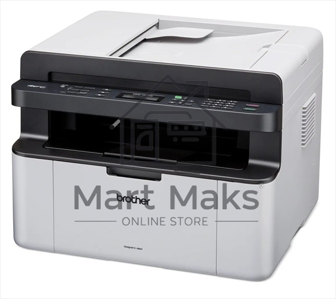 МФУ лазерное Brother MFC-1910W (MFC1910WF1) A4, ч/б, печ. 20 стр/мин, 2400x600 DPI Ethernet USB WiFi серый