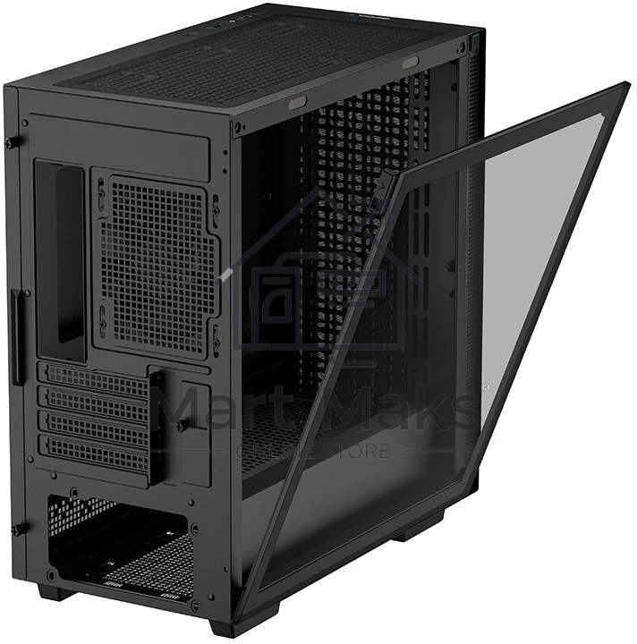 Компьютерный корпус Deepcool CH370 черный без БП mATX 1x120mm 1xUSB2.0 1xUSB3.0 audio bott PSU