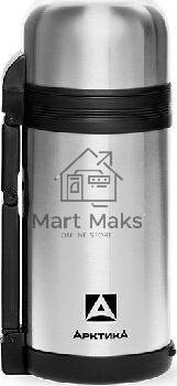 Термос Арктика 201-1200, 1,2 л, с ручкой + чашка, универсальная пробка, холод/тепло 20 ч